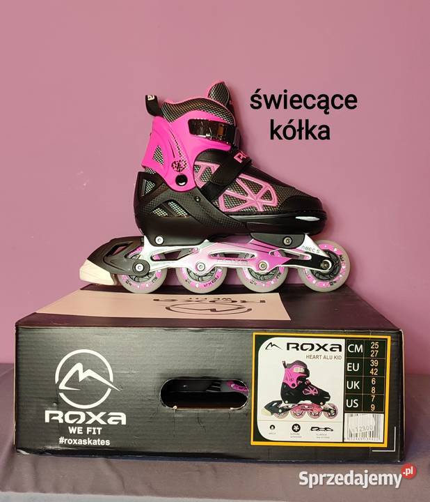 Fabrycznie NOWE rolki ROXA Heart Alu Kid r 3942 Jasień