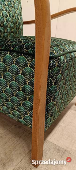 fotel fotele art deco vintage lata 60te design łódzkie Radomsko