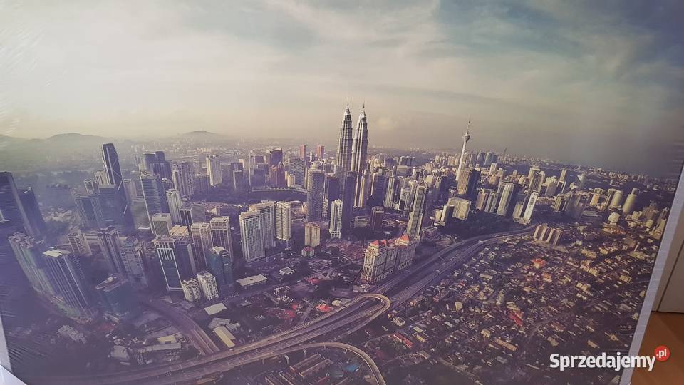 Twin Towers obraz IKEA 140 x 100 Dekoracje i ozdoby Kraków