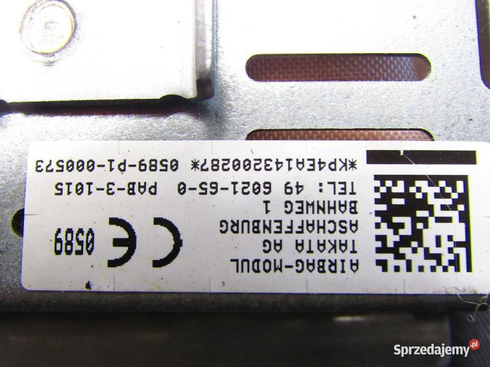 PODUSZKA POWIETRZNA AIRBAG PASAŻERA NISSAN