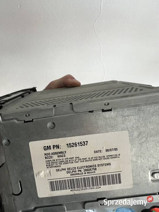 Radio Hummer H3 Sprzęt audio fabryczny Łomża sprzedam
