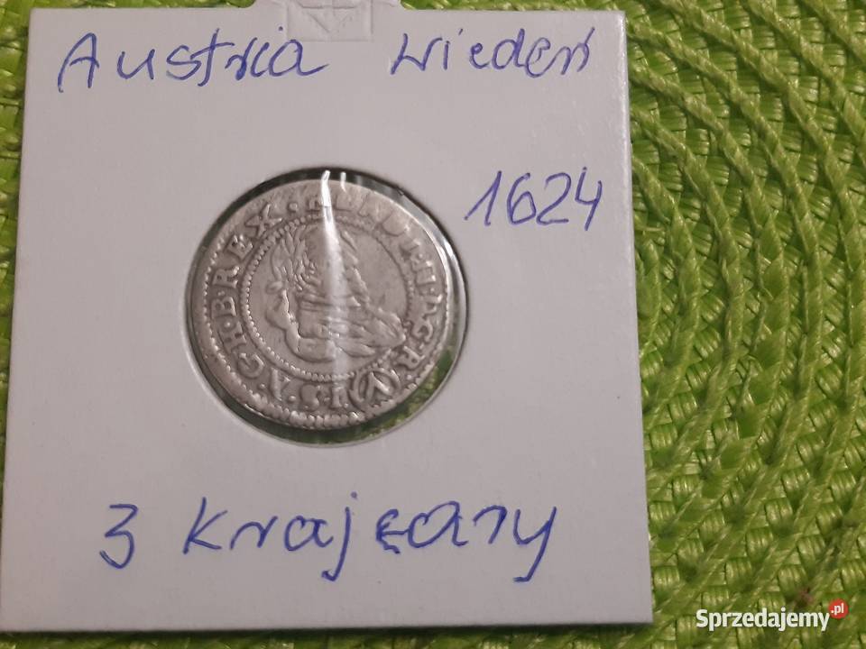 moneta srebrna Austrii z 1624r Łomża
