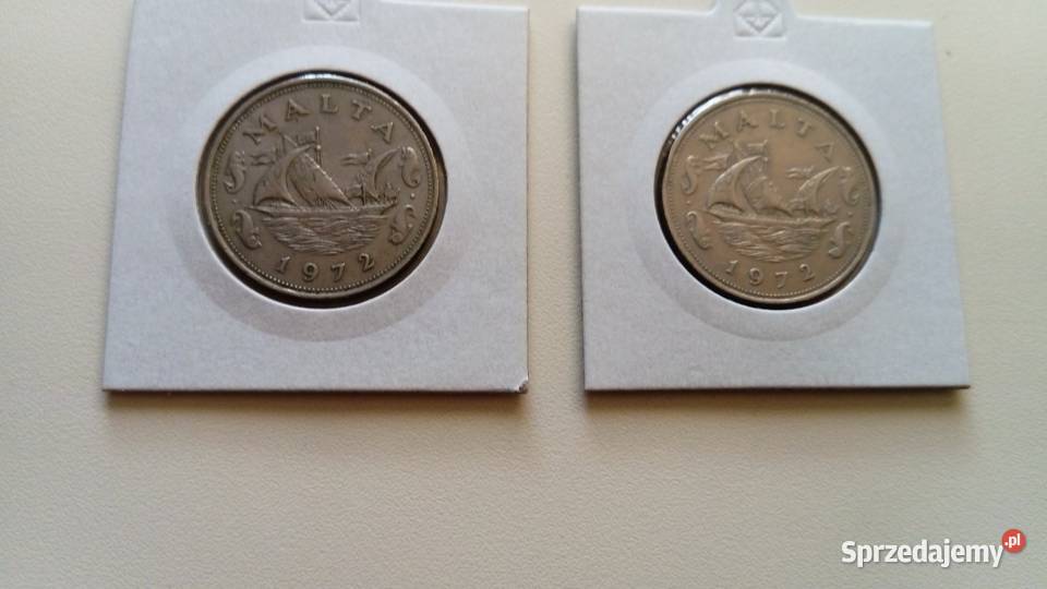 Moneta 10 centów 1972 r Malta wielkopolskie