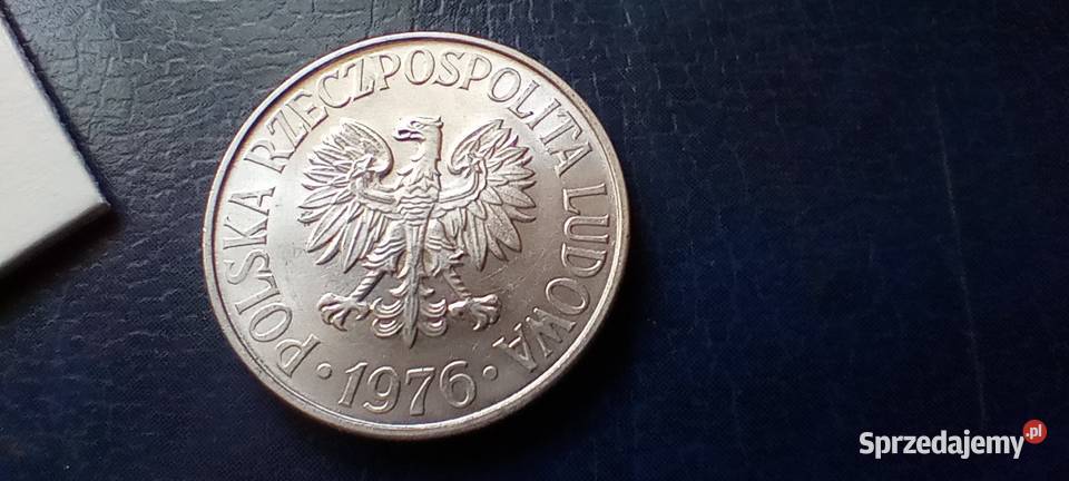 Stare monety 50 groszy 1976 PRL Polska Cudo Lesko