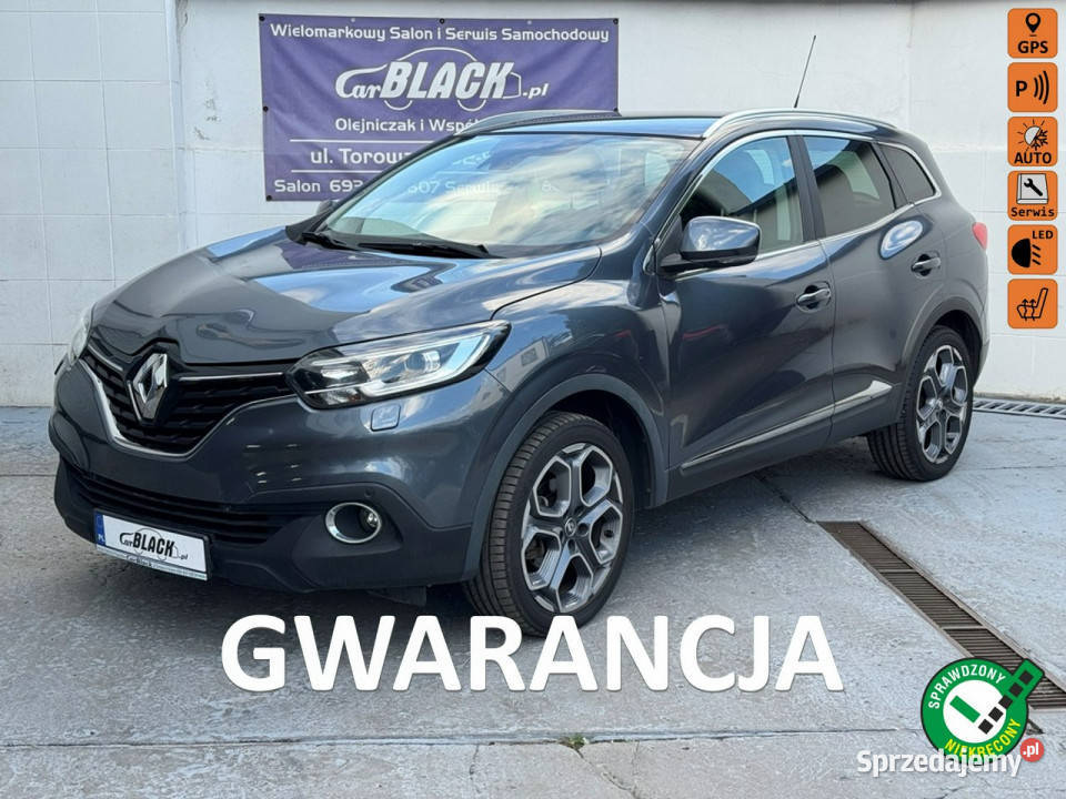 Renault Kadjar Pisemna Gwarancja 12 miesięcy I kurtyny powietrzne Konin
