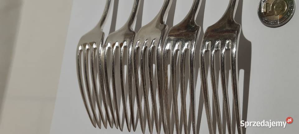 sztućce H Beard Silver plater Warszawa