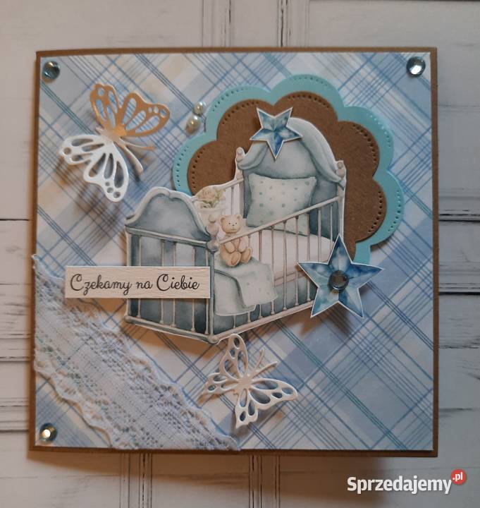 Kartka personalizowana na baby shower Ryki