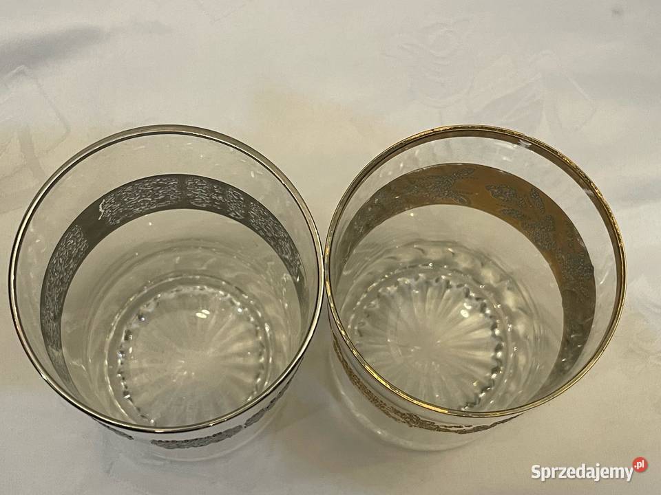 Zestaw 7 kryształowych szklanek Kraków