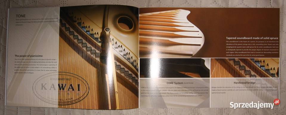 Kawai GL Series Grand Pianos catalog katalog Instrumenty klawiszowe i MIDI Kępice