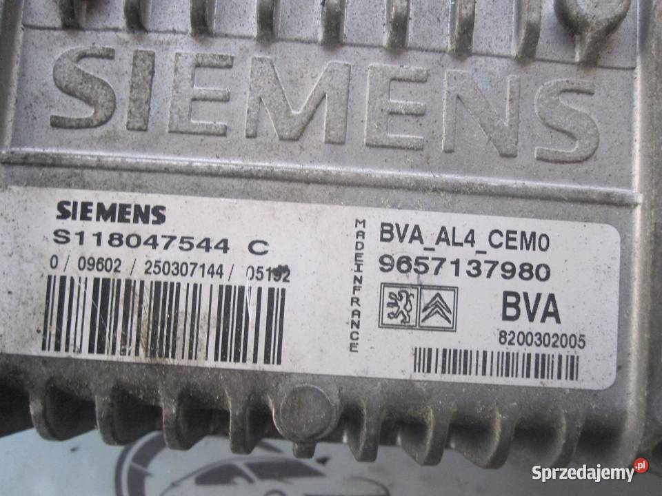 PEUGEOT CITROEN komputer sterownik silnika