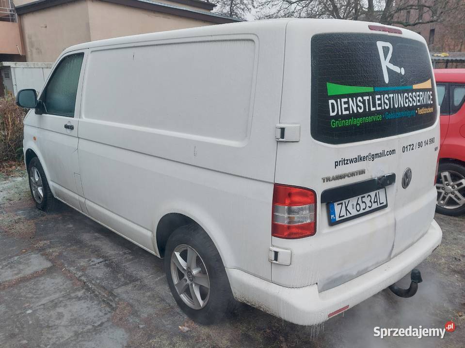 Vw Transporter T5 19 TDI Mini Kamper Celujacy manualna Koszalin sprzedam