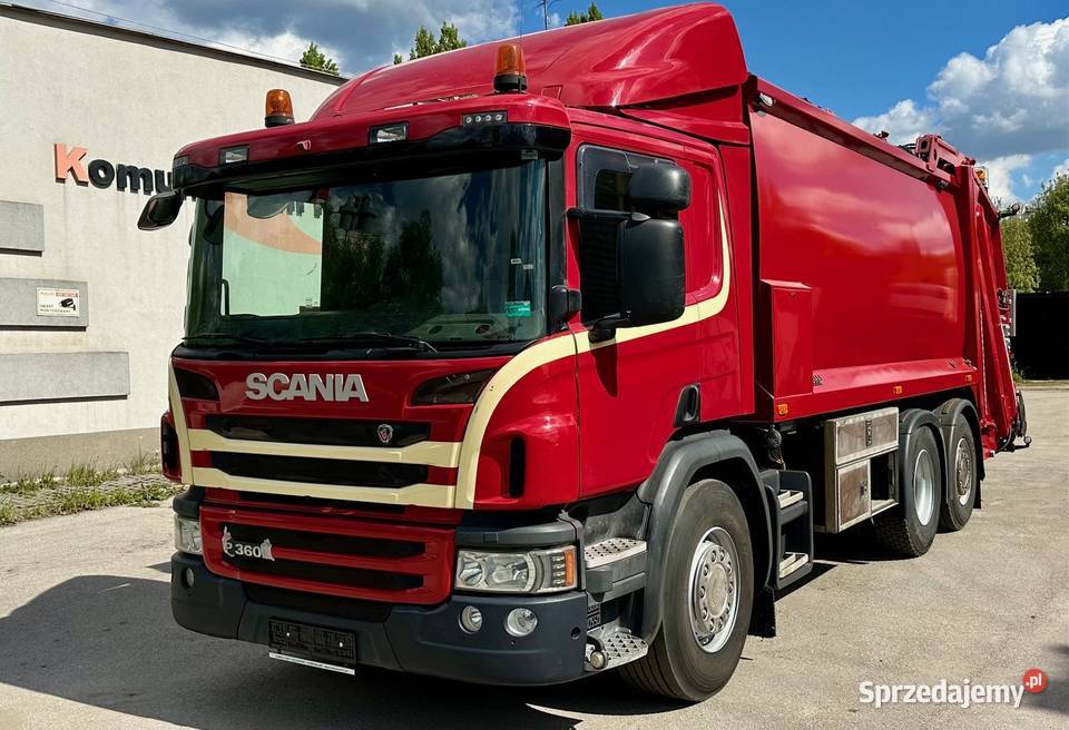 Scania P360 śmieciarka RosRoca 23m3 EURO 6 waga