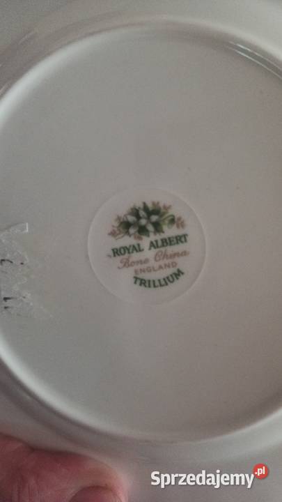 Talerzyk deserowy Royal Albert Trillium England Gdańsk