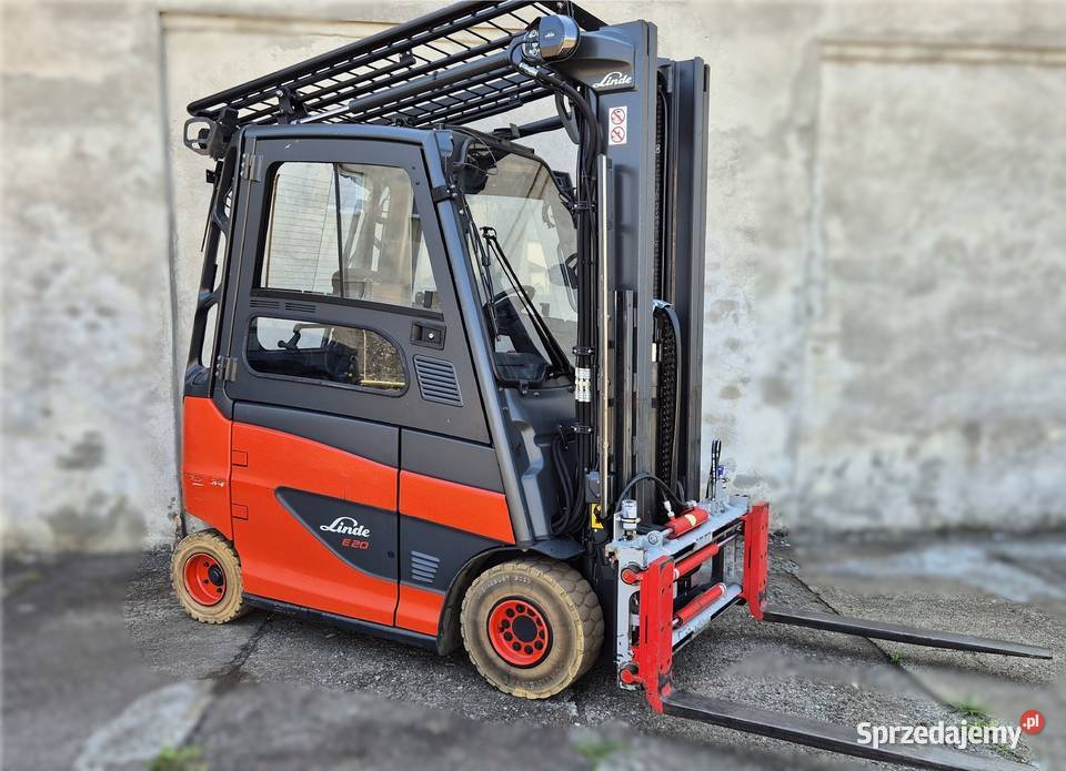 Linde E20600 2020r TRIPLEX 4 sekcje wózek
