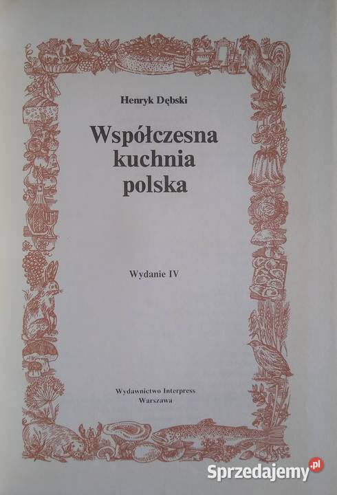 Współczesna kuchnia polska Henryk Dębski Gdańsk