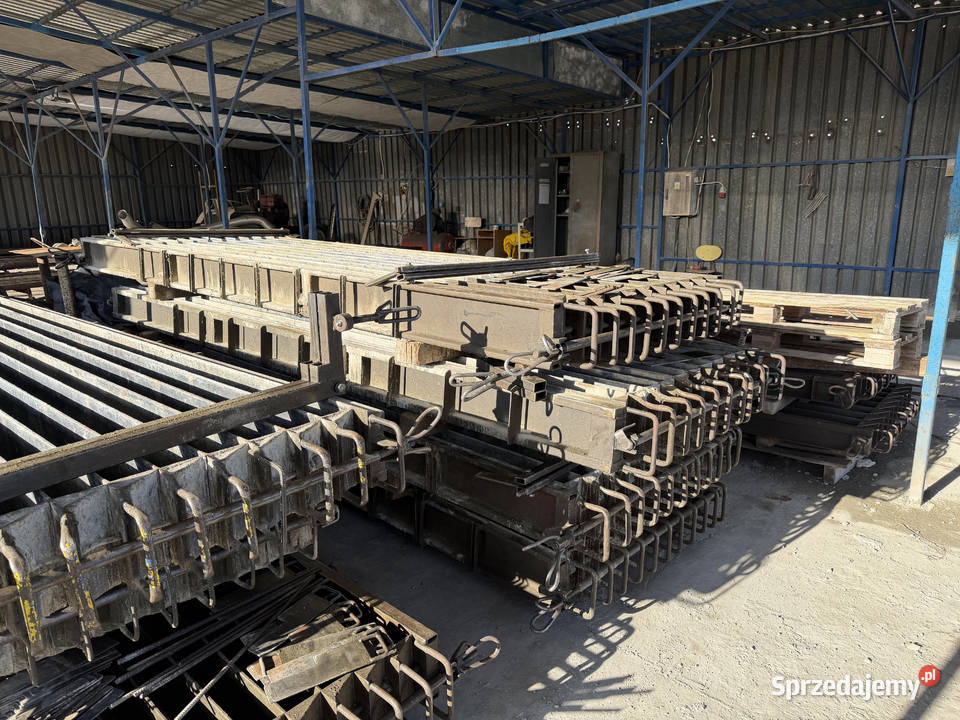 Formy stalowe do produkcji belek nadprożowych