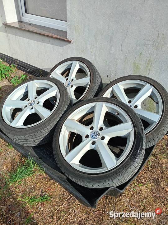 Alusy felgi VW Volkswagen 5x112 z oponami 4 lubuskie Nowa Sól