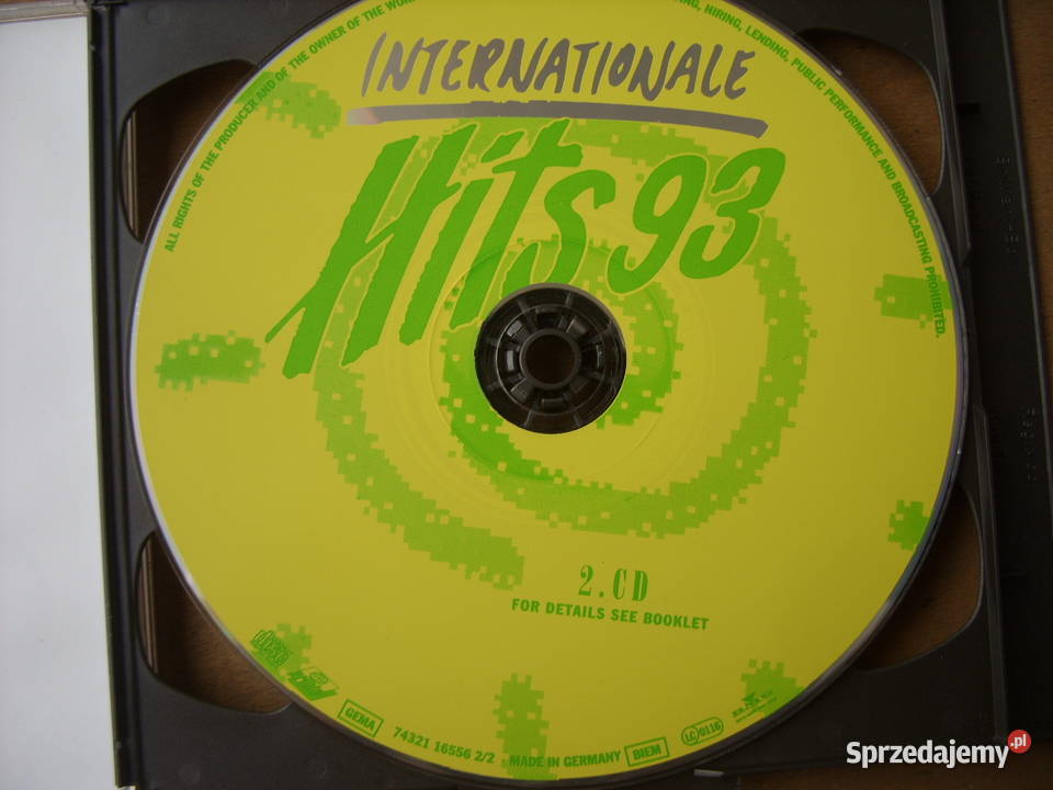 SKLADANKA CD INTERNSCIONATIONALE HITS 2 2 CD Wołów sprzedam