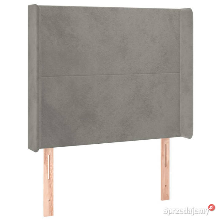 Zagłówek do łóżka z LED jasnoszary 93x16x118128 Warszawa