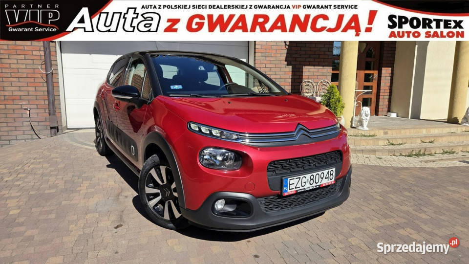Citroen C3 SHINE Salon I włTempomatAndroidAuto Aleksandrów Łódzki
