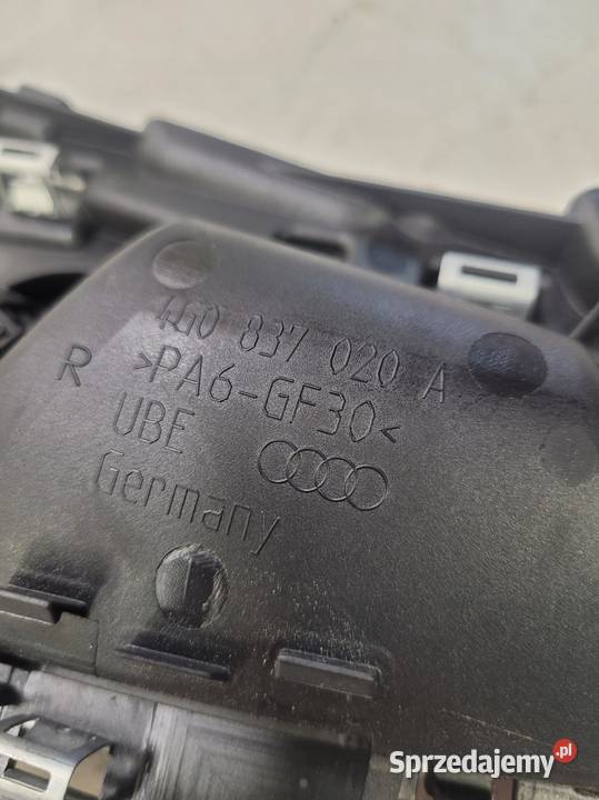 KLAMKA WEWNĘTRZNA PRAW PRZÓD AUDI A6 C7 Przystajń