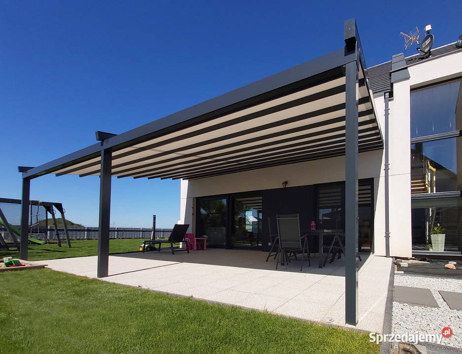 PERGOLA ALUMINIOWA ELEKTRYCZNA PERGOLA Z DACHEM Marki