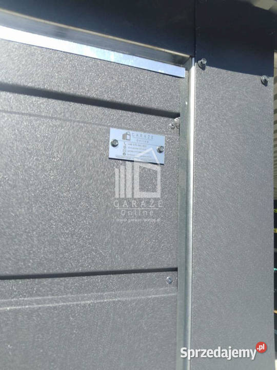 GARAZ BLASZANY 6m x 6m wiata 3m drzwi Antracyt warmińsko-mazurskie Olsztyn