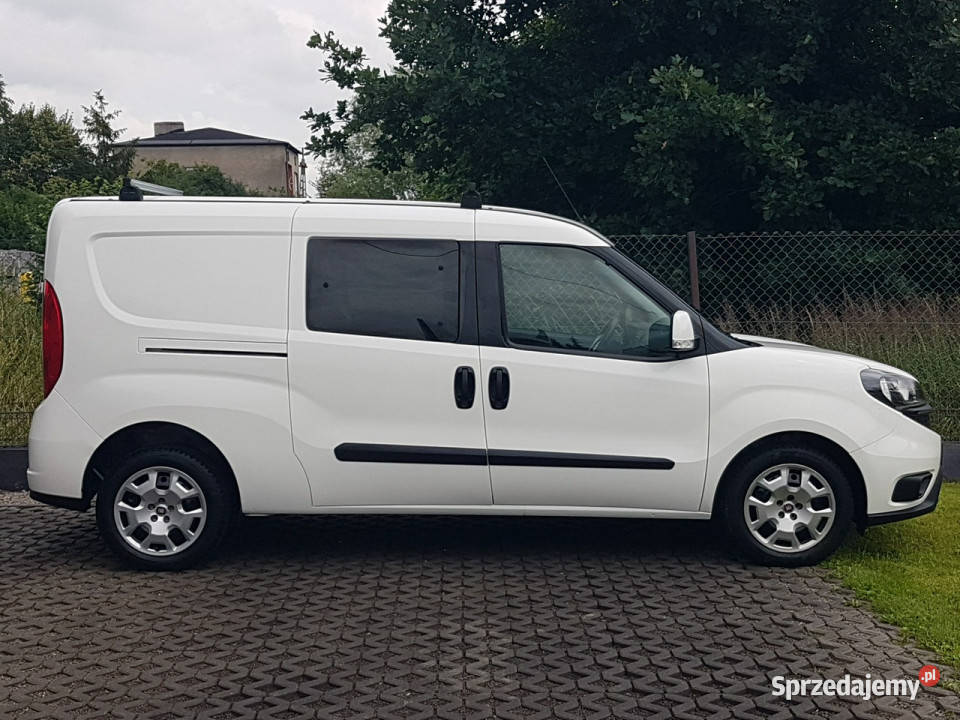 Fiat Doblo MAXI 5OSÓB DŁUGI KLIMA 6BIEGÓW L2H1 światła do jazdy dziennej Poręba sprzedam