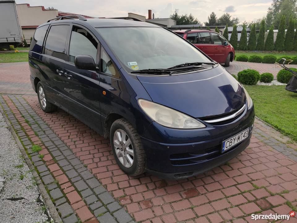 Toyota Previa 20 D4D w super wersji SKÓRY lakier metallic Łochowo