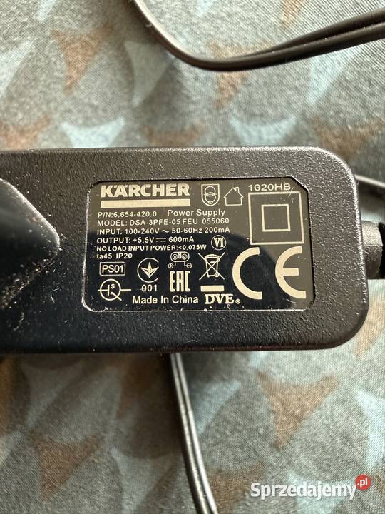 Oryginalna ładowarka Krcher 55V 600mA