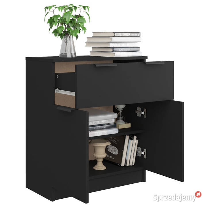 Szafka czarna 60x30x70 materiał drewnopochodny mazowieckie Warszawa