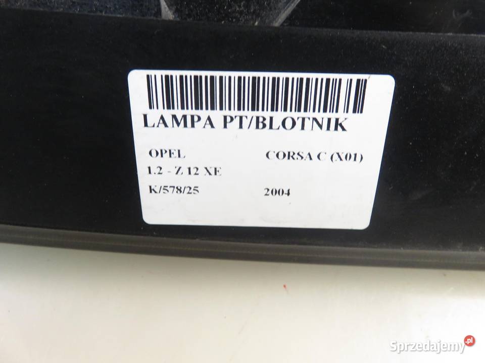 LAMPA PRAWA TYLNA OPEL CORSA C 09114337