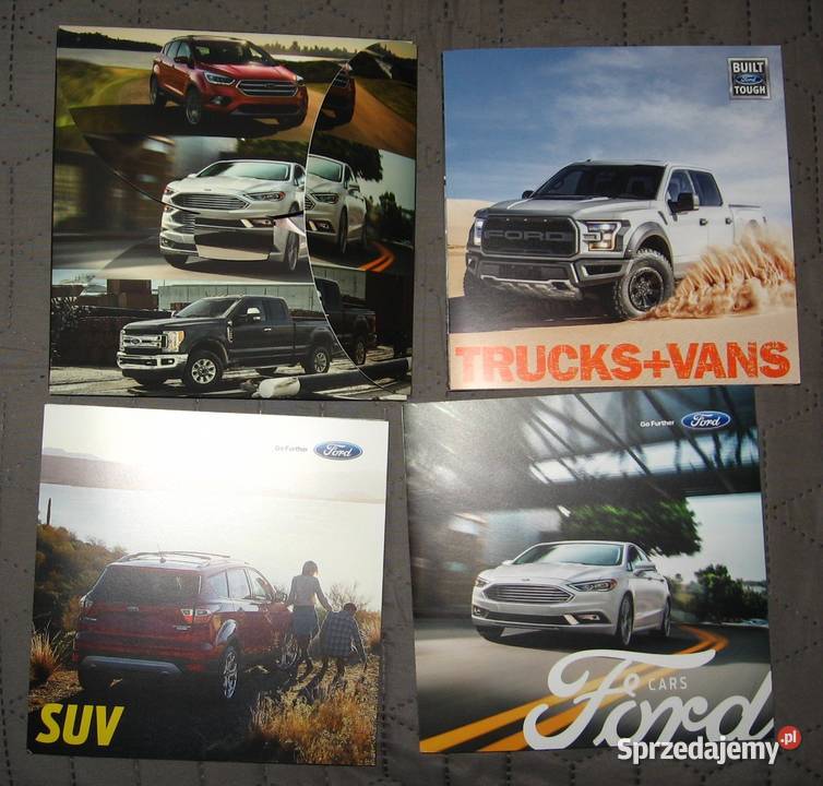 FORD 2016 SUV Cars Trucks Vans prospekt katalog Kępice