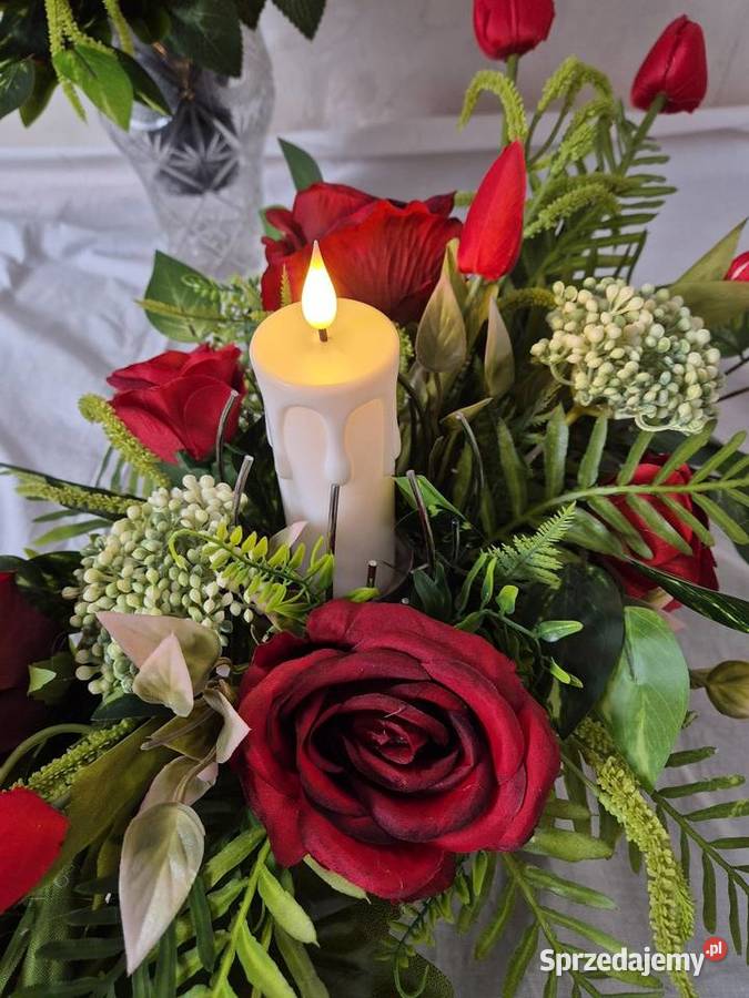 Kompozycja stroik na cmentarz Komplet wielkopolskie Pleszew