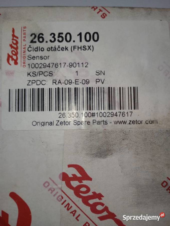Czujnik obrotomierza ZETOR HSX 26350100 Łowicz