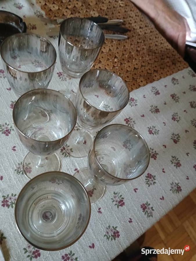 6 kieliszków do wina Łódź sprzedam