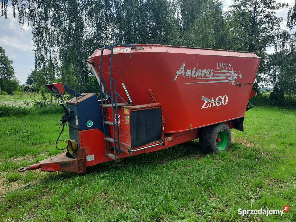 Wóz paszowy ZAGO Antares DV16 16 m3 Pozostałe
