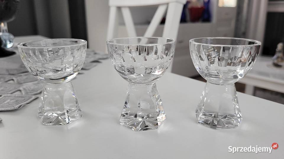 Stare kieliszki 3 Ciechanowiec sprzedam