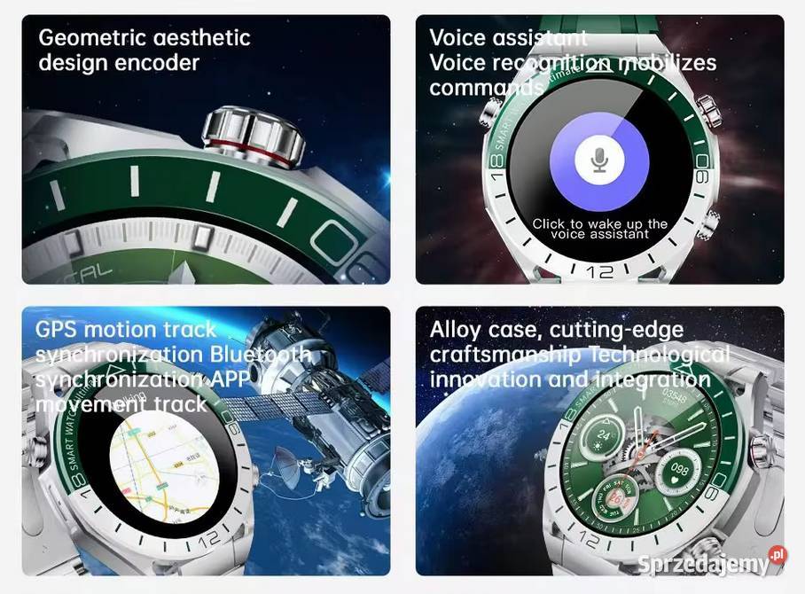 Smartwatch SK41 ekran 153calowy replika Huawei Unisex sprzedam