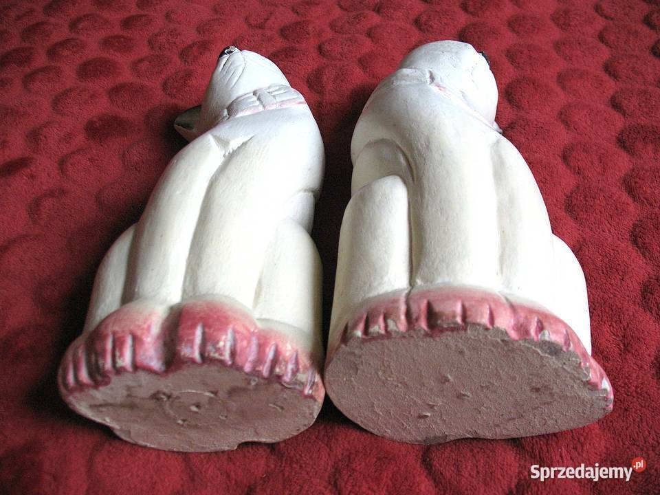 Kot dwa koty z kokardką stare drewno 23 x 9 x 7 Siedlce