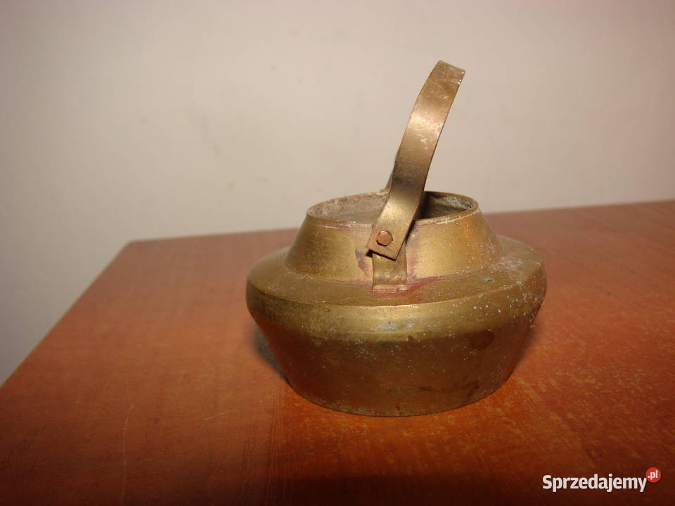 mały mosiężny czajniczek Pruszcz Gdański