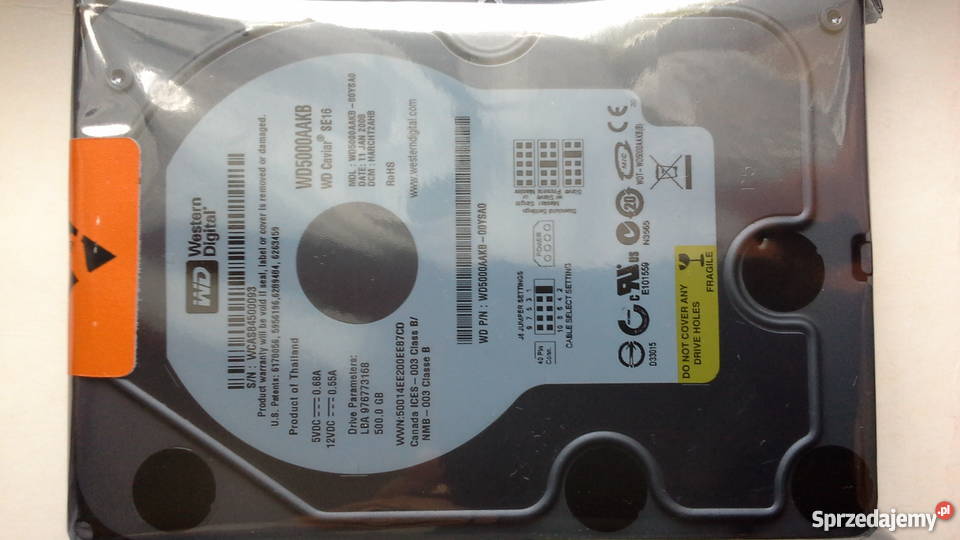 Dyski HDD Western Digital różne rodzaje śląskie