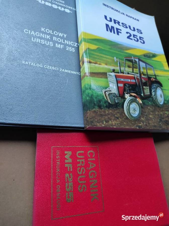 Katalog instrukcja obsługi i napraw ursus 255 Warszawa