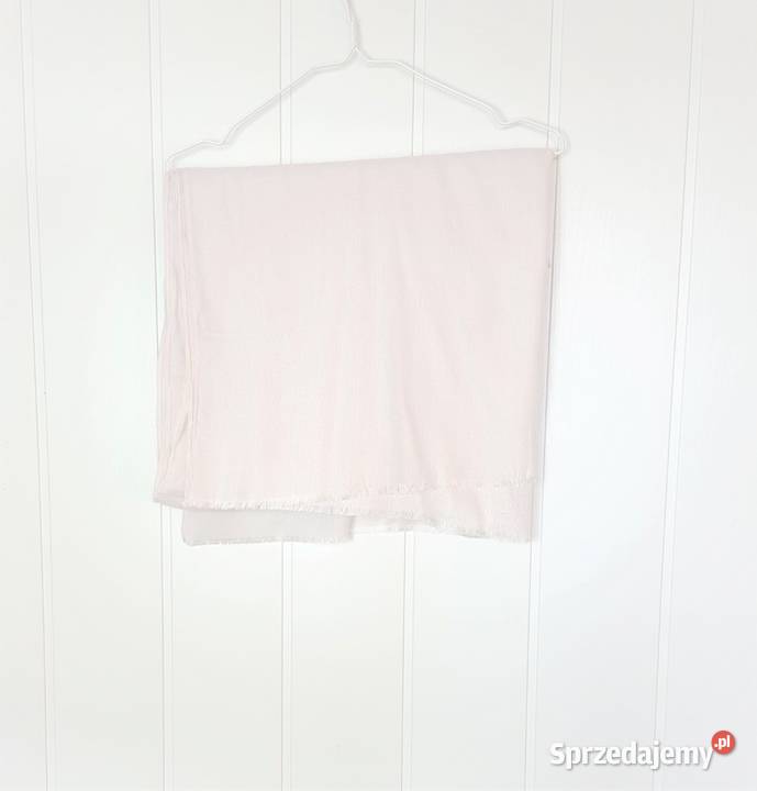 Nowy szal szalik oversize duży pudrowy pastelowy Szczecin