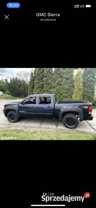 GMC Sierra nie RAM Bydgoszcz