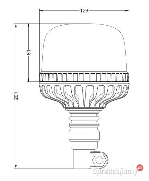 Lampa błyskowa LED 20W 1224V pomarańczowa na Kamionna sprzedam