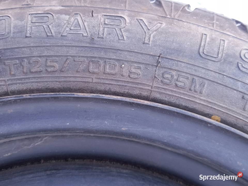 NISSAN NOTE E11 koło dojazdowe 1257015 95M 4x100 Motoryzacja Kielce