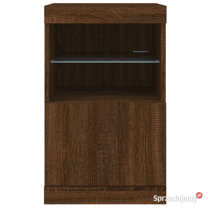 Szafka z oświetleniem LED brązowy dąb 41x37x67 mazowieckie Warszawa