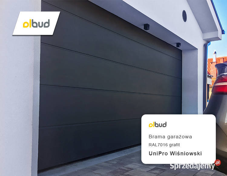 Brama garażowa Wiśniowski GRAFIT ekspozycja Gdańsk sprzedam