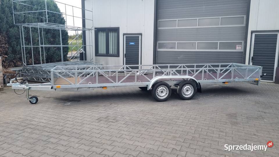 Przyczepka dłużyca 610x130 750 PRODUCENT SIDECAR pełny VAT Przyczepy i naczepy Nowy Sącz